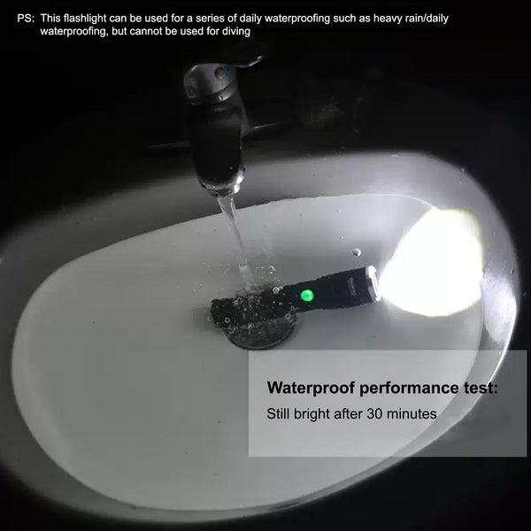 Smart Rechargeable Portable Flashlight---TheOneGrow