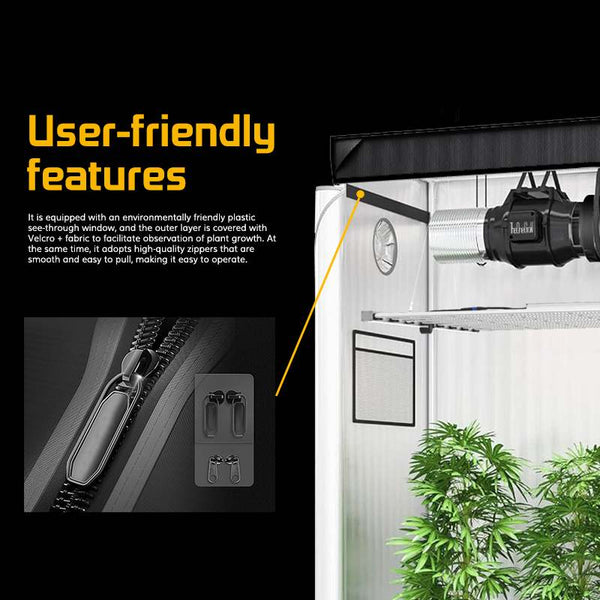 240×120×200cm Grow Tent--TheOneGrow