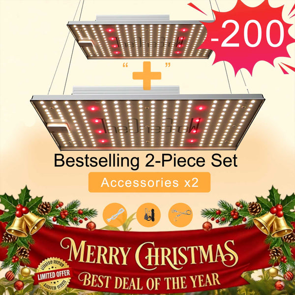 2-Pack 120W LED Grow Light for Plant Growth, Special Offer Save R200-TheOneGrow