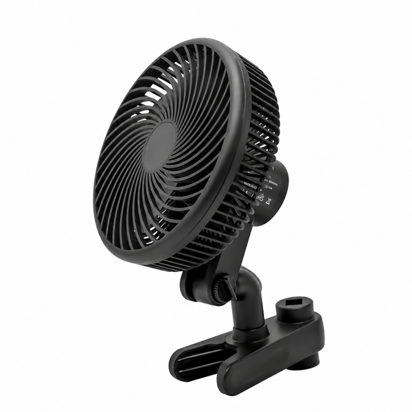 6 Inch Clip Fan for Grow Tents | 10-speed control | 45°/90° oscillation--TheOneGrow