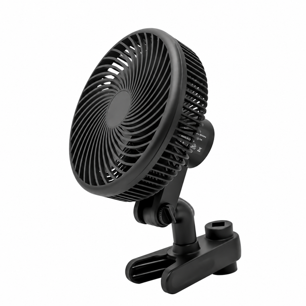 6 Inch Clip Fan for Grow Tents | 10-speed control | 45°/90° oscillation--TheOneGrow