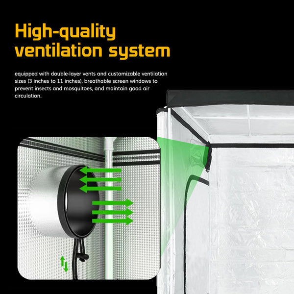 240×120×200cm Grow Tent--TheOneGrow