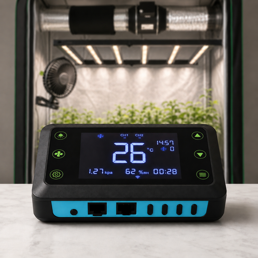 Smart Grow Tent Controller with WiFi & VPD Sensing