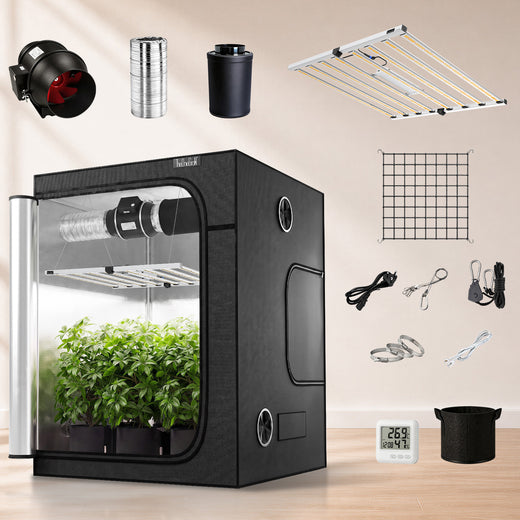 COMBO-SAVE R700! 800W LED Grow Light & 150*150*200cm Grow Tent Kit -TheOneGrow