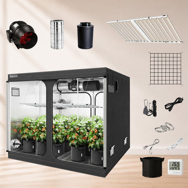 COMBO-SAVE R800! 300x300x200cm Grow Tent Kit with 1600W LED Grow Light---TheOneGrow