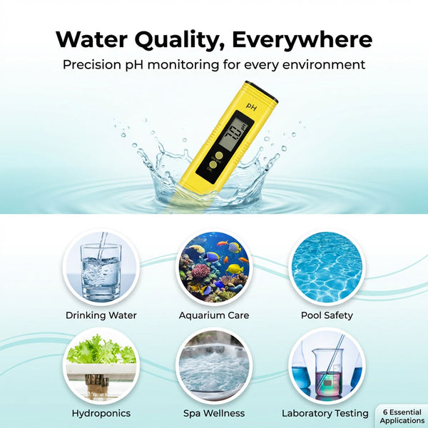 LED PH Meter for Hydroponics Systems-TheOneGrow