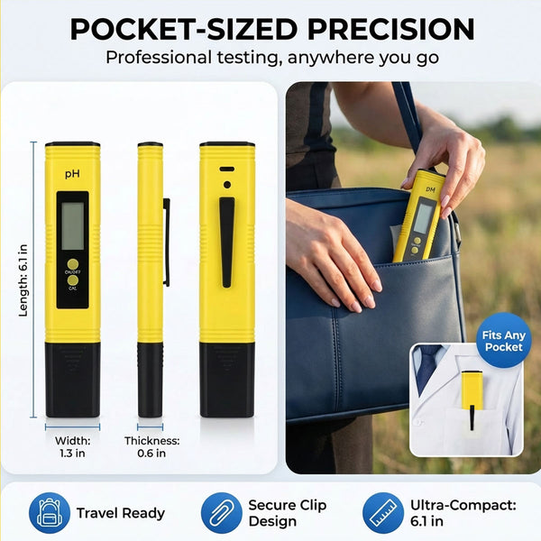 LED PH Meter for Hydroponics Systems-TheOneGrow