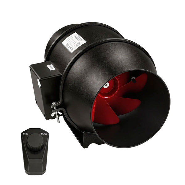 4″/100mm、6″/150mm、8″/200mm  Inline Fan Upgraded Model---TheOneGrow