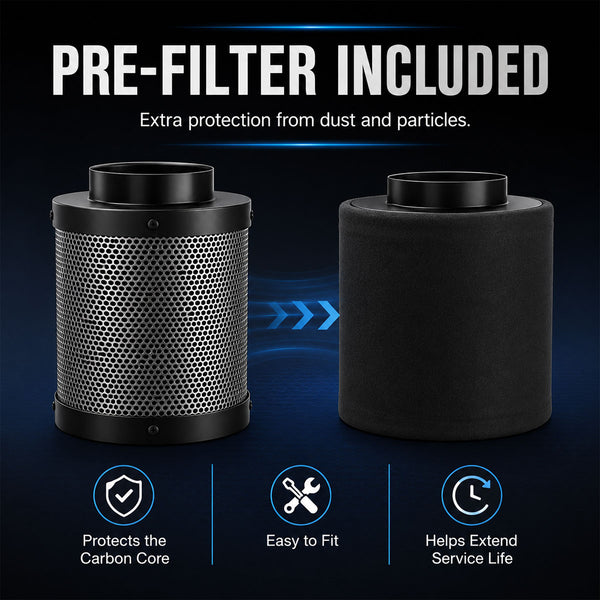 Upgrade Active Carbon Filter--TheOneGrow