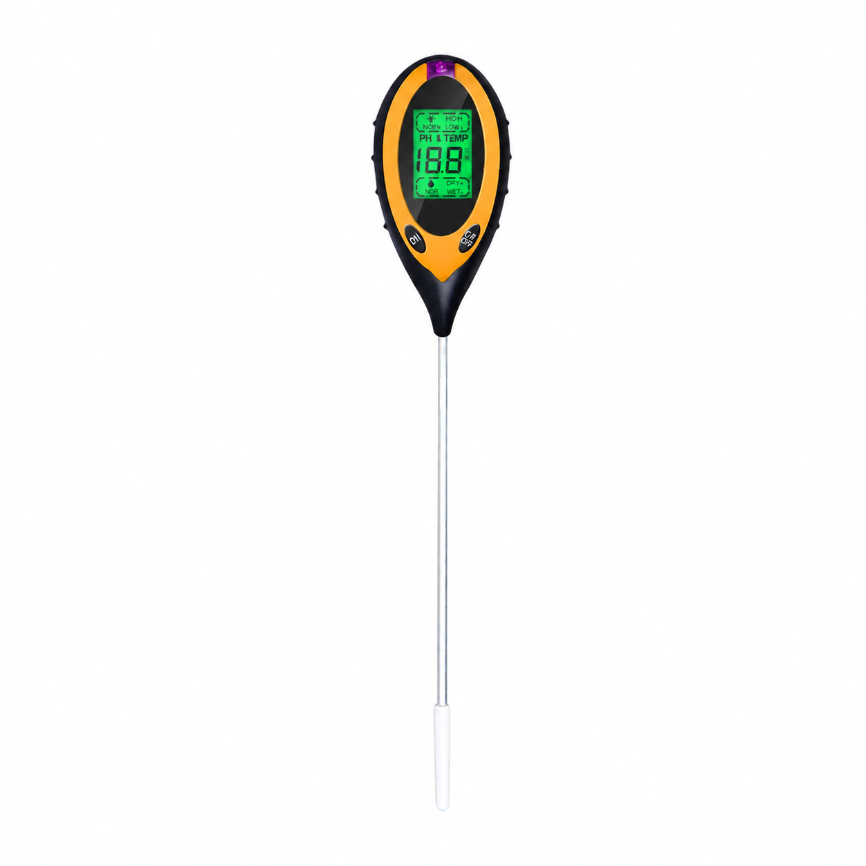 4-in-1 Soil Tester - Moisture, pH, Light & Temperature Meter